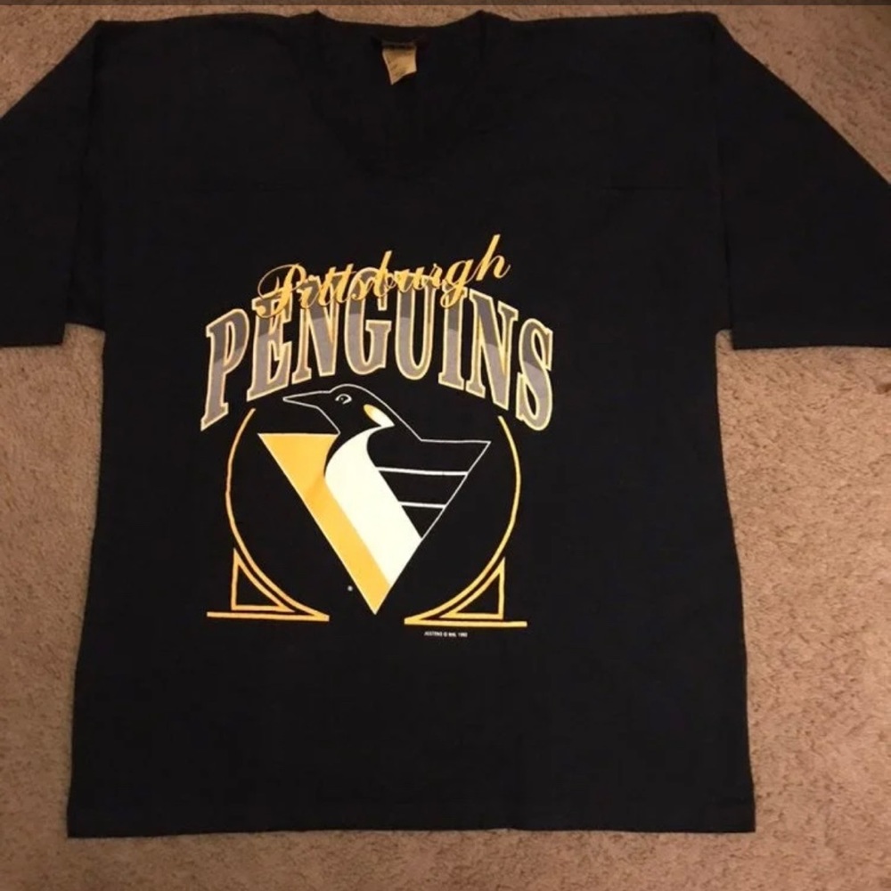 Vintage Pittsburg Penguins Jeresy Shirt large